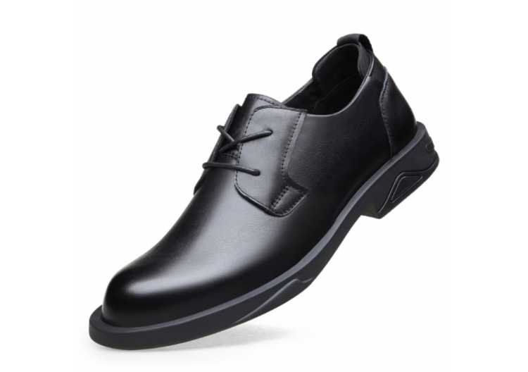 2021 Men's Quality Genuine Leather Shoes New Soft Business Casual Size 38 44 Black Man Dress Genuine Leather Shoes